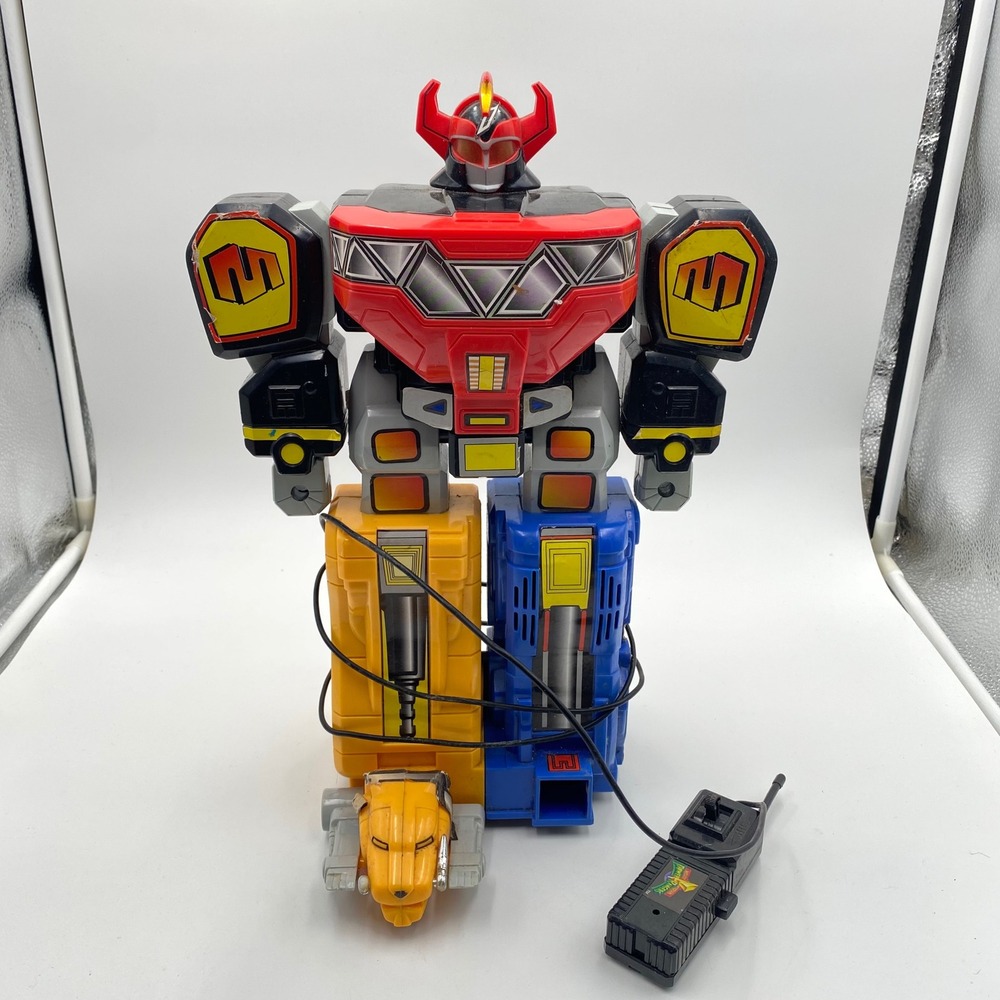 Vintage 1994 Marchon Power Rangers Megazord RC Wired Remote Control FOR PARTS